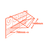 Suszarka 1400 x 700 mm